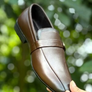 Stylish Leather Shoe - brown